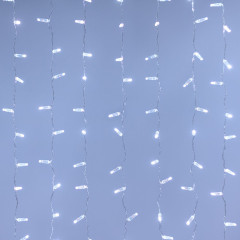 Светодиодная гирлянда ARD-CURTAIN-CLASSIC-2000x9000-CLEAR-2200LED White (230V, 120W) (Ardecoled, IP65)