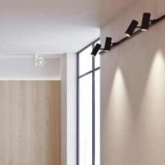 Светильник SP-POLO-SURFACE-FLAP-R65-8W Warm3000 (BK-BK, 40 deg) (Arlight, IP20 Металл, 5 лет)