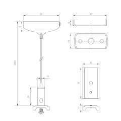Подвес MAG-HANG-ORIENT-L2000 (SL) (Arlight, Металл)