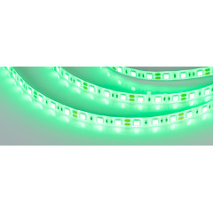 Светодиодная Лента RTW 2-5000SE 12V Green 2x (5060, 300 LED, LUX) (Arlight, 14.4 Вт/м, IP65)