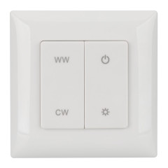 Панель SMART-P48-MIX-P-SUF (3V, 1 зона, Knob, 2.4G) (Arlight, Пластик)