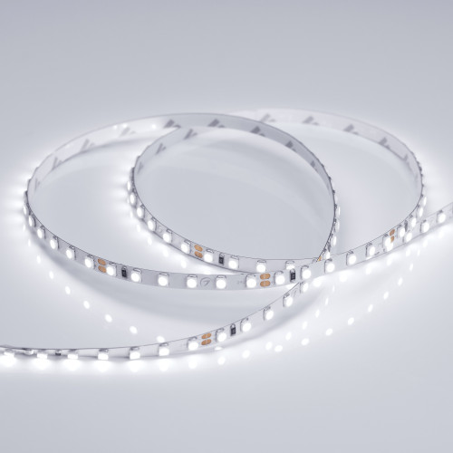 Светодиодная Лента RT 2-5000 24V White6000 5mm 2x (3528, 600 LED, LUX) (Arlight, 9.6 Вт/м, IP20)