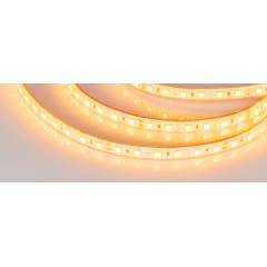 Светодиодная Лента RTW 2-5000PGS 24V Yellow 2x (5060, 300 LED, LUX) (Arlight, 14.4 Вт/м, IP67)