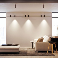 Корпус SP-POLO-SURFACE-FLAP-R85 (BK, 1-3, 350mA) (Arlight, IP20 Металл, 3 года)