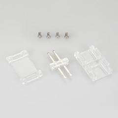 Коннектор прямой для ленты ARL-50000PV (15.5x6mm) прозрачный (Arlight, Пластик)