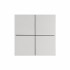INTELLIGENT ARLIGHT Кнопочная панель KNX-304-23-IN Silver (BUS, Frameless) (IARL, IP20 Металл, 2 года)