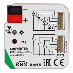 INTELLIGENT ARLIGHT Конвертер KNX-309-4DRY-IN (BUS) (IARL, IP20 Пластик, 2 года)