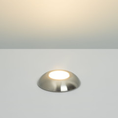 Накладка ART-DECK-CAP-DOME-R50 (SL, STEEL) (Arlight, Металл)