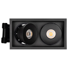 Светильник CL-SIMPLE-S148x80-2x9W Warm3000 (BK, 45 deg) (Arlight, IP20 Металл, 3 года)