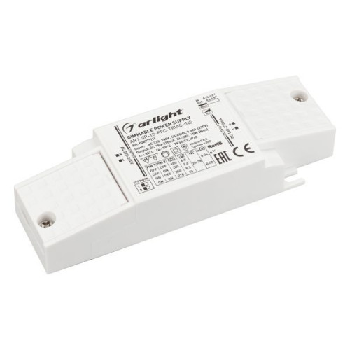 Блок питания ARJ-SP-10-PFC-TRIAC-INS (10W, 26-38V, 0.18-0.27A) (Arlight, IP20 Пластик, 5 лет)