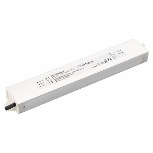 Блок питания ARPV-LG24080-SLIM-PFC-D (24V, 3.3A, 80W) (Arlight, IP67 Металл, 5 лет)