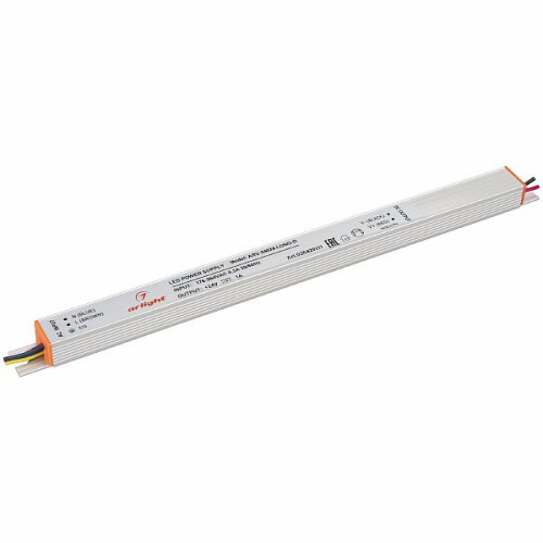 Блок питания ARV-24024-LONG-D (24V, 1A, 24W) (Arlight, IP20 Металл, 2 года)