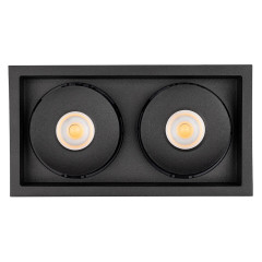 Светильник CL-SIMPLE-S148x80-2x9W Warm3000 (BK, 45 deg) (Arlight, IP20 Металл, 3 года)