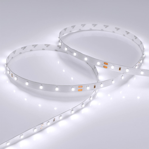 Светодиодная Лента RT 2-5000 24V White6000 (3528, 300 LED, LUX) (Arlight, 4.8 Вт/м, IP20)