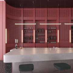 Экран ARH-ROUND-D20-DUAL-2000 OPAL BLACK (Arlight, Пластик)