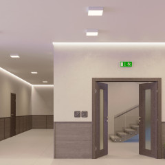 Светильник IM-QUADRO-EMERGENCY-3H-S175x175-19W Warm3000 (BK, 120 deg, 230V) (Arlight, IP40 Металл, 2 года)