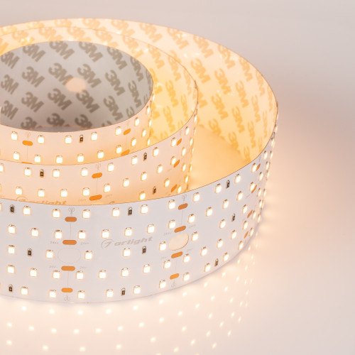 Светодиодная Лента S2-2500 24V Warm 3000K 52mm (2835, 420 LED/m, LUX) (Arlight, 30 Вт/м, IP20)