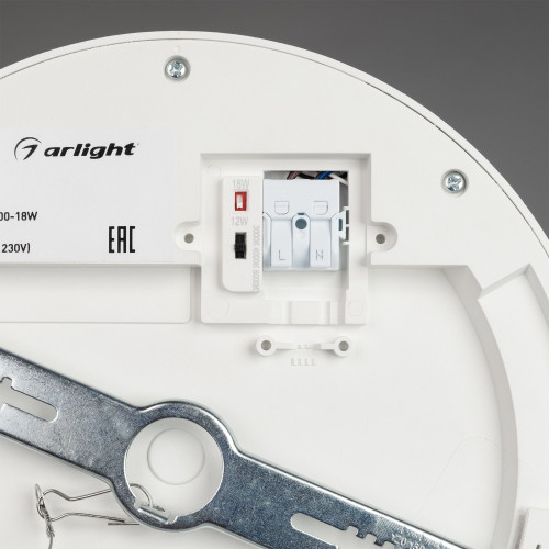 Светильник CL-FIOKK-R180-12W Day4000-MIX (WH, 120 deg, 230V) (Arlight, IP44 Пластик, 3 года)