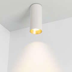 Светильник SP-POLO-SURFACE-R65-8W Day4000 (WH-GD, 40 deg) (Arlight, IP20 Металл, 5 лет)