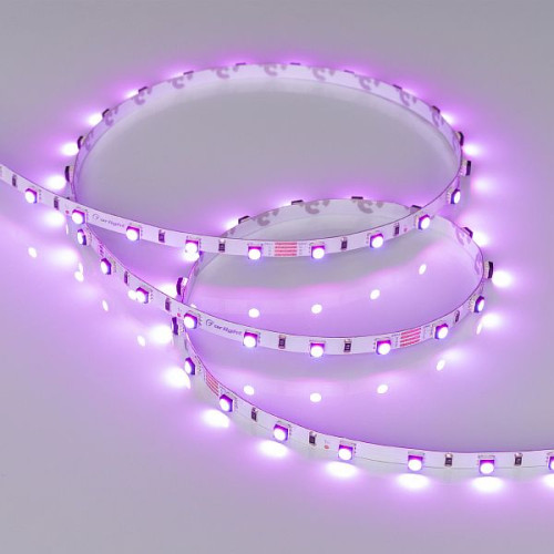 Светодиодная Лента MINI-F60-5mm 24V RGB (6 W/m, IP20, 3535, 5m) (Arlight, узкая)