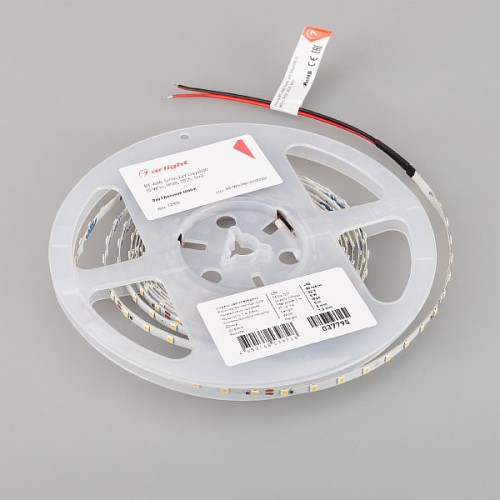 Светодиодная Лента RT-A80-5mm 24V Day4000 (5 W/m, IP20, 2835, 5m) (Arlight, Открытый)