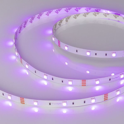 Светодиодная Лента RT-B30-10mm 12V RGB (7.2 W/m, IP20, 5060, 5m) (Arlight, Открытый)