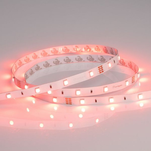 Светодиодная Лента RT-B30-10mm 24V RGB (7.2 W/m, IP20, 5060, 5m) (Arlight, Открытый)