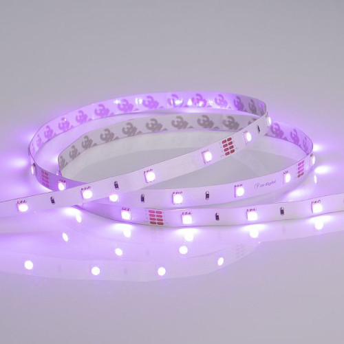 Светодиодная Лента RT-B30-10mm 24V RGB (7.2 W/m, IP20, 5060, 5m) (Arlight, Открытый)