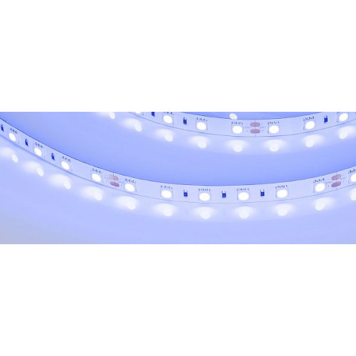 Светодиодная Лента RT-B60-10mm 24V Blue (14.4 W/m, IP20, 5060, 5m) (Arlight, Открытый)
