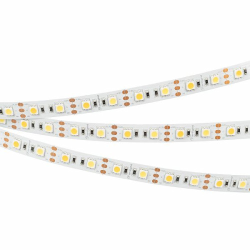 Светодиодная Лента RT-B60-12mm 12V White-MIX (14.4 W/m, IP20, 5060, 5m) (Arlight, Изменяемая ЦТ)