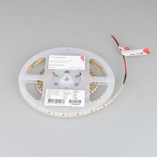 Светодиодная Лента RZ-A120-6mm 12V Warm3000 (12 W/m, IP20, 2835, 5m) (Arlight, 12 Вт/м, IP20)