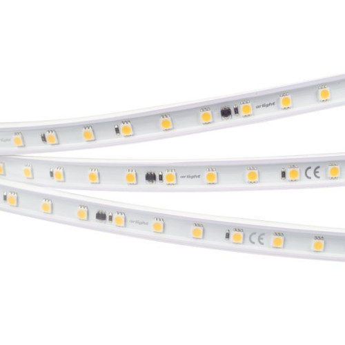 Светодиодная Лента герметичная ARL-PV-B54-15.5mm 230V Warm3000 (8 W/m, IP65, 5060, 50m) (Arlight, -)