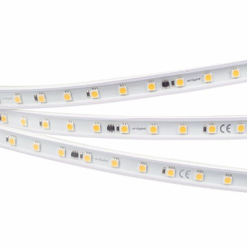 Светодиодная Лента герметичная ARL-PV-B54-15.5mm 230V Warm3000 (8 W/m, IP65, 5060, 50m) (Arlight, -)