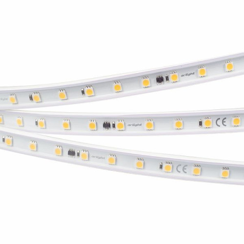 Светодиодная Лента герметичная ARL-PV-B54-15.5mm 230V Warm3000 (8 W/m, IP65, 5060, 50m) (Arlight, -)