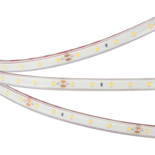 Светодиодная Лента герметичная RTW-PFS-A60-11mm 24V White6000 (4.8 W/m, IP68, 2835, 5m) (Arlight, 4.8 Вт/м, IP68)