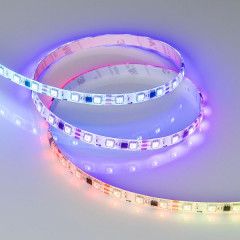 Светодиодная Лента герметичная SPI-SE-B60-10mm 12V RGB-PX3 (14.4 W/m, IP65, 5060, 5m) (Arlight, бегущий огонь)