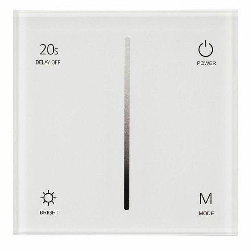Панель SMART-P36-DIM-IN White (230V, 1.2A, TRIAC, Sens, 2.4G) (Arlight, IP20 Пластик, 5 лет)