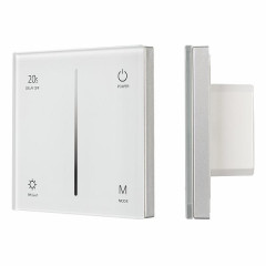Панель SMART-P36-DIM-IN White (230V, 1.2A, TRIAC, Sens, 2.4G) (Arlight, IP20 Пластик, 5 лет)
