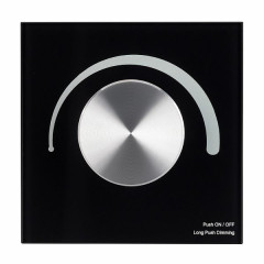 Панель SMART-P37-DIM-IN Black (230V, 1.2A, TRIAC, Rotary, 2.4G) (Arlight, IP20 Пластик, 5 лет)