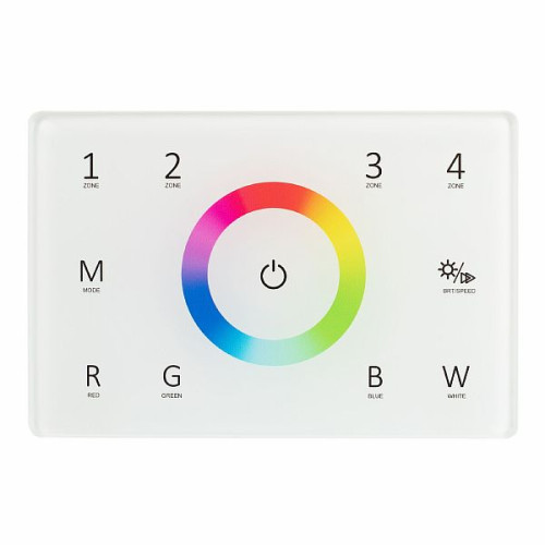 Панель Sens SMART-P85-RGBW White (230V, 4 зоны, 2.4G) (Arlight, IP20 Пластик, 5 лет)