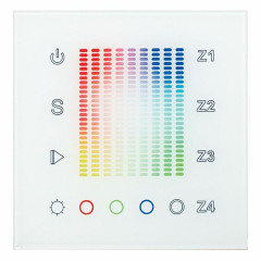 Панель Sens SR-2831AC-RF-IN White (220V,RGB,4зоны) (Arlight, IP20 Пластик, 3 года)