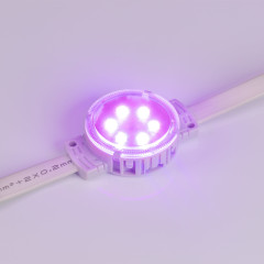 Модуль управляемый SPI-F6-D40 24V RGB-RAM-Auto (1.25W, IP68, 120 deg) (Arlight, Пластик, 3 года)