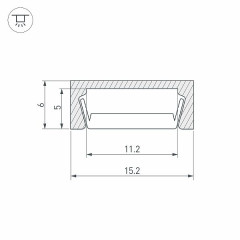 Профиль MIC-3000 ANOD (Arlight, Алюминий)
