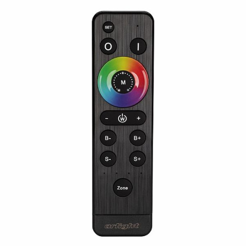 Пульт ARL-1022-SIRIUS-RGBW Black (4 зоны, 2.4G) (Arlight, IP20 Пластик, 3 года)