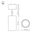 Светильник подвесной SP-POLO-R85-2-15W Day White 40deg (Silver, Black Ring) (Arlight, IP20 Металл, 3 года)