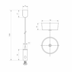Светильник ALT-LINEAIR-FLAT-UPDOWN-DIM-S2094-600-25W Warm3000 (BK, 100 deg, 230V) (Arlight, IP20 Металл, 3 года)