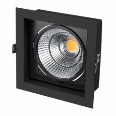 Светильник CL-KARDAN-S152x152-25W White6000 (BK-BK, 30 deg) (Arlight, IP20 Металл, 3 года)