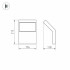 Светильник LGD-ECRAN-WALL-9W Warm3000 (GR, 108 deg, 230V) (Arlight, IP65 Металл, 3 года)