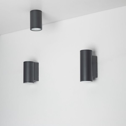 Светильник LGD-FORMA-WALL-R90-12W Warm3000 (GR, 44 deg, 230V) (Arlight, IP54 Металл, 3 года)