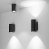 Светильник LGD-FORMA-WALL-R90-12W Warm3000 (GR, 44 deg, 230V) (Arlight, IP54 Металл, 3 года)